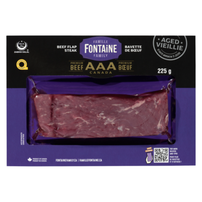 Fontaine Family Aged Beef Flap Steak 225 g, $6.66/100g