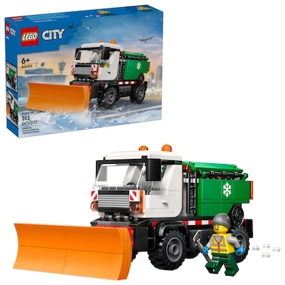 LEGO City Snowplow Truck Building Toy for Kids 60490 1 ea, $35.00/1ea
