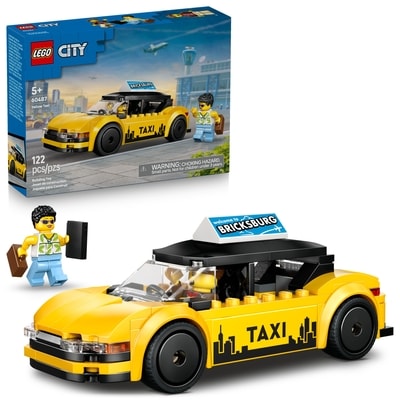 LEGO City Yellow Taxi Car Building Toy 60487 1 ea, $20.00/1ea