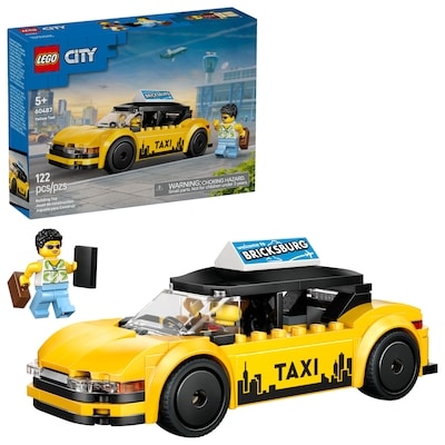 LEGO City Le taxi jaune – Ensemble de construction avec 2 figurines – 60487 1 ea, 21,00 $/1ch