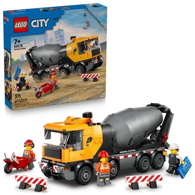 LEGO City Cement Mixer Truck Building Toy 60478 1 ea, $50.00/1ea