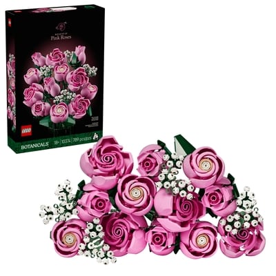LEGO Botanicals Bouquet of Pink Roses 10374 1 ea, $80.00/1ea