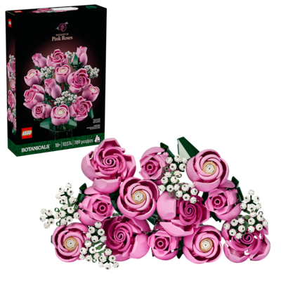 LEGO Botanicals Bouquet of Pink Roses 10374 1 ea, $80.00/1ea