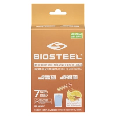 Biosteel Hydration Mix Iced Tea Lemonade Flavour 49 g, $28.55/100g