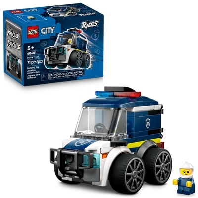 LEGO City Rides – Police Truck Building Toy 60481 1 ea, $13.00/1ea