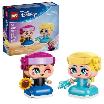 LEGO Disney La Reine des Neiges Anna et Elsa Miniatures, Jouet de Construction 43284 1 ea, 13,00 $/1ch