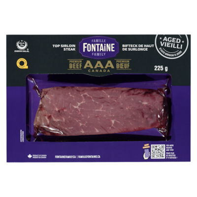 Famille Fontaine Bifteck de haut de surlonge de bœuf 225 g, 4,44 $/100g