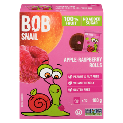 Bob Snail Apple-Raspberry Rolls 10x10.0 g, $5.29/100g