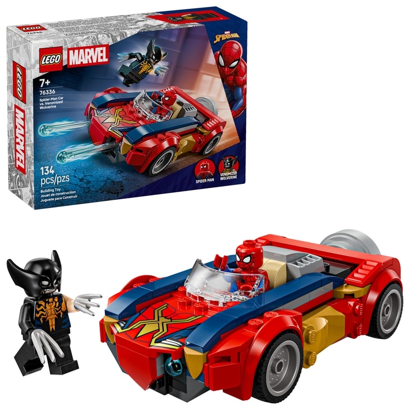 LEGO Marvel Spider-Man Car vs. Venomized Wolverine 76336 - 1 ea