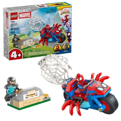LEGO Marvel Spidey And His Amazing Friends Spidey on his Motorcycle vs. Rhino 11206 1 ea, $13.00/1ea