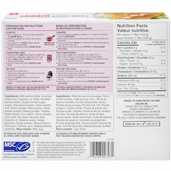 President's Choice Miso Maple Flavour Breaded Salmon Fillets - 550
