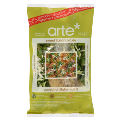 arte* Cornichon italien sucré avec des miettes de croûtons aux herbes du jardin 286 g, 2,45 $/100g