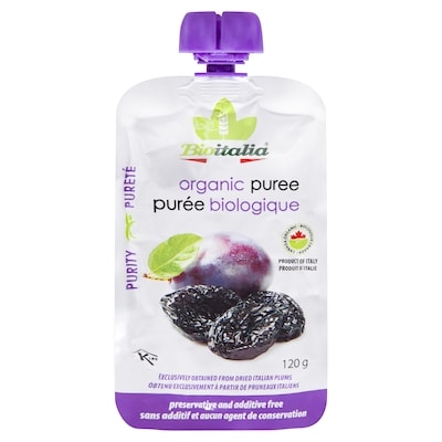 Bioitalia Puree Plum 120 g, $1.99/100g