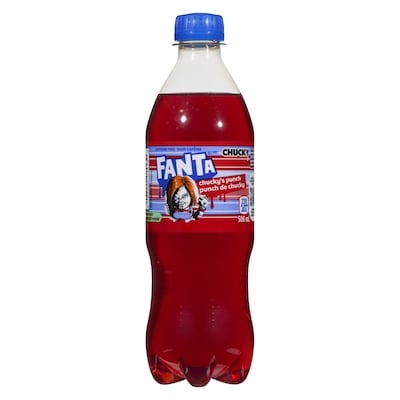 Fanta Boisson gazeuse aromatisée naturellement punch de chucky 500 ml, 0,50 $/100ml
