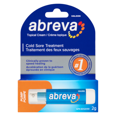 Cold Sore Treatment Topical Cream Pump