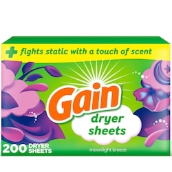 Dryer sheets, Moonlight Breeze Scent, 200 Count, Fights static with a touch of scent, laundry sheets