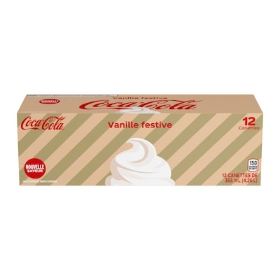 Coca-Cola Cola Crème vanille des fêtes Fridge Pack Cannettes 12x355.0 ml, 0,19 $/100ml