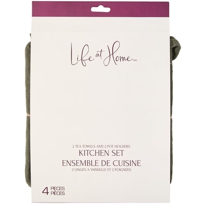 Life at Home Kitchen 4 Piece Set - Olive 4 ea, $3.75/1ea