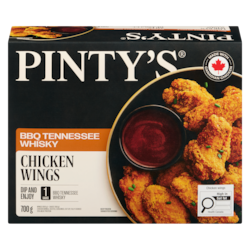 Pinty's Chicken Wings Bbq Tennessee Whisky 700 g, $3.14/100g