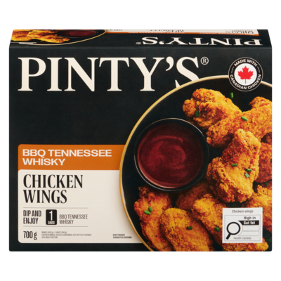 Pinty's Chicken Wings Bbq Tennessee Whisky 700 g, $3.14/100g