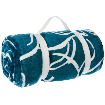 Life at Home Printed Plush Throw 1 ea, $30.00/1ea