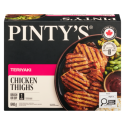 Pinty's Chicken Thighs Teriyaki 640 g, $2.97/100g