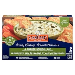 Schneiders Four Cheese Spinach Dip 530 g, $1.70/100g