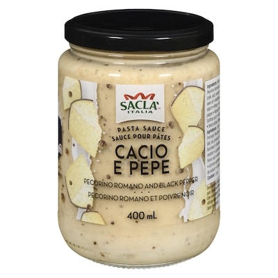Sacla Pasta Sauce Cacio E Pepe 400 ml, $1.50/100ml