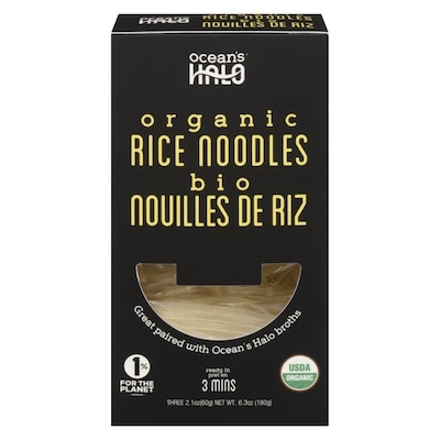 OCEAN'S HALO Nouilles de riz bio 180 g, 2,77 $/100g