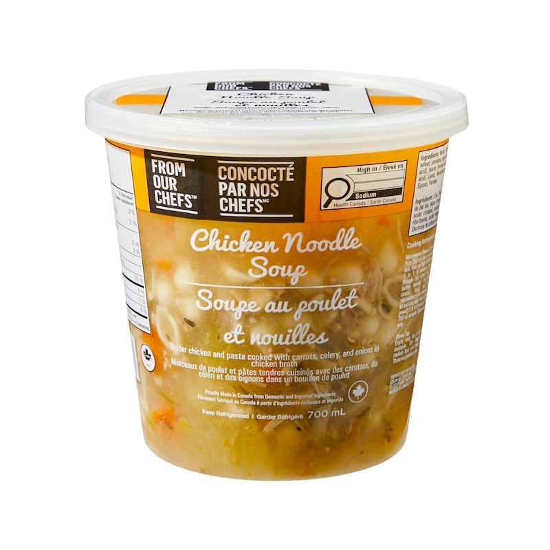 From Our Chefs Chicken Noodle Soup - 700 ml | Loblaws