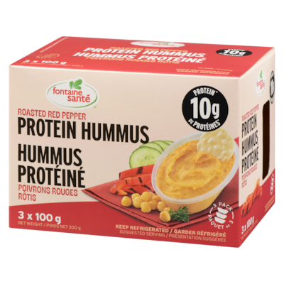Protein Hummus Roasted Red Pepper