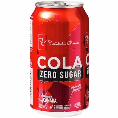 President's Choice Zero Sugar Cola 12 Pack 12x355.0 ml, $0.16/100ml