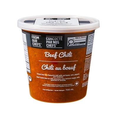 From Our Chefs Beef Chili 700 ml, $1.36/100g