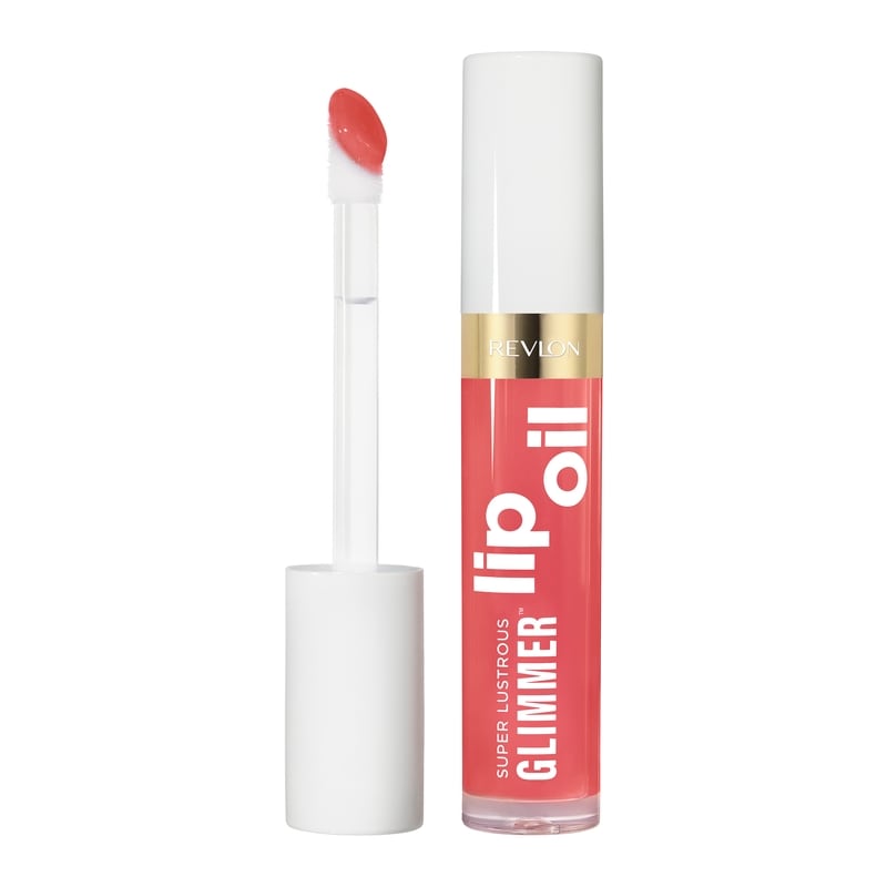 Super Lustrous Glimmer Lip Oil, 007 Posh Peach, Moisturizing