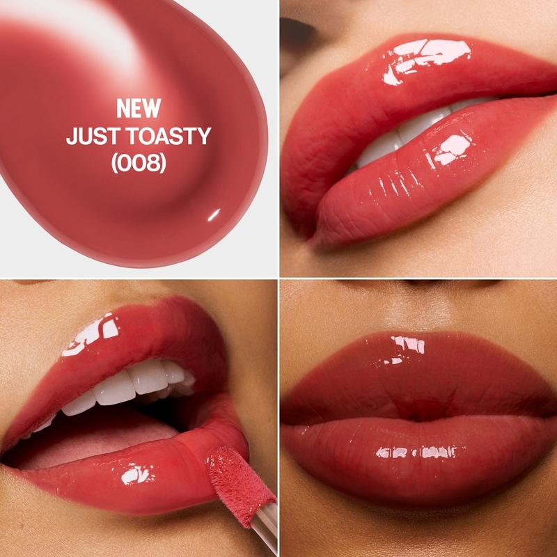 Super Lustrous Glimmer Lip Oil, 008 Just Toasty, Moisturizing