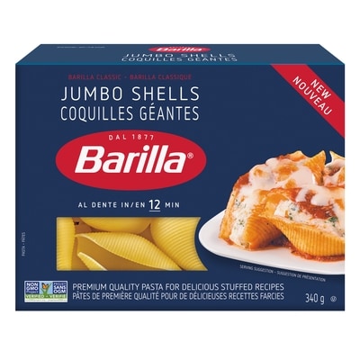 Barilla Pasta Jumbo Shells N°333 340 g, $1.47/100g