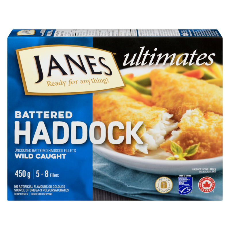 Janes Battered Haddock - 450 g | Zehrs