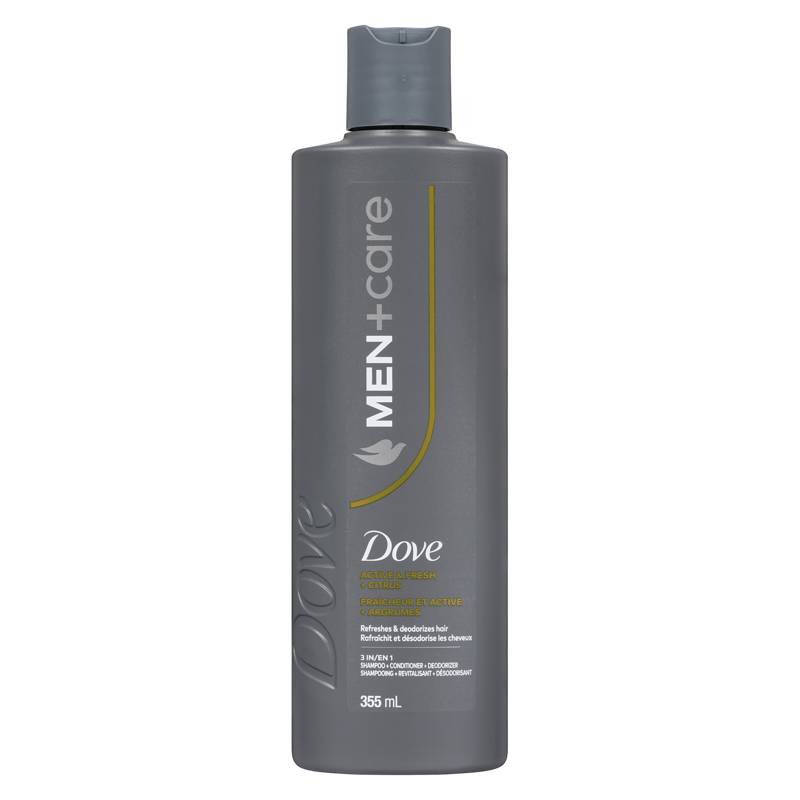 3 In 1 Shampoo + Conditioner + Deodorizer Active & Fresh + Citrus