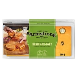 Armstrong Medium Cheddar Cheese Slices - 500 g | Atlantic Superstore Armstrong Medium Cheddar Cheese Slices - 500 g | Atlantic Superstore