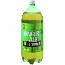le Choix du Président Soda au gingembre Zéro sucre 2 l, 0,08 $/100ml