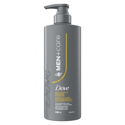 Dove Men+Care Anti-Dandrufff Dryness & Itch Relief 2-In-1 Shampoo + Conditioner To Hydrate & Soothe A Dry Scalp With Pyrithione Zinc 530 ml, $2.07/100ml