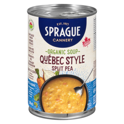 Sprague Organic Soup Québec Style Split Pea 398 ml, $0.95/100ml
