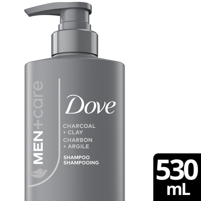 Dove Shampooing Charbon + Argile purifiant 530 ml, 1,58 $/100ml