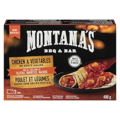 Montana's Chicken & Vegetables In Spicy Salsa 480 g, $2.29/100g