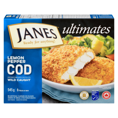 Janes Cod, Lemon Pepper 545 g, $2.39/100g