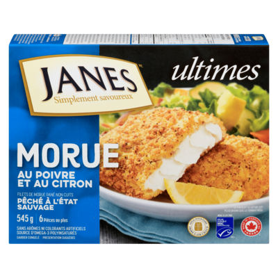 Janes Morue au poivre et au citron 545 g, 2,39 $/100g