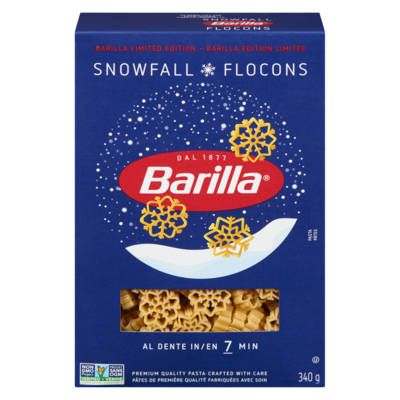 Barilla Pasta, Snowfall 340 g, $0.73/100g