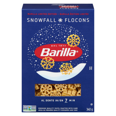 Barilla Pasta, Snowfall 340 g, $0.73/100g
