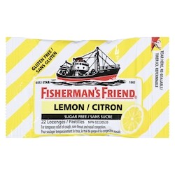 Fisherman’s Friend Pastilles citron sans sucre 22 ea, 0,14 $/1ch