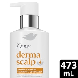 Dove Shampooing Derma Scalp 100 % Sans Pellicules & Cheveux Lisses 473 ml, 3,38 $/100ml